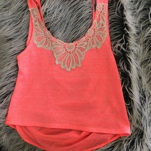 Charlotte Russe Neon Summer Tank
